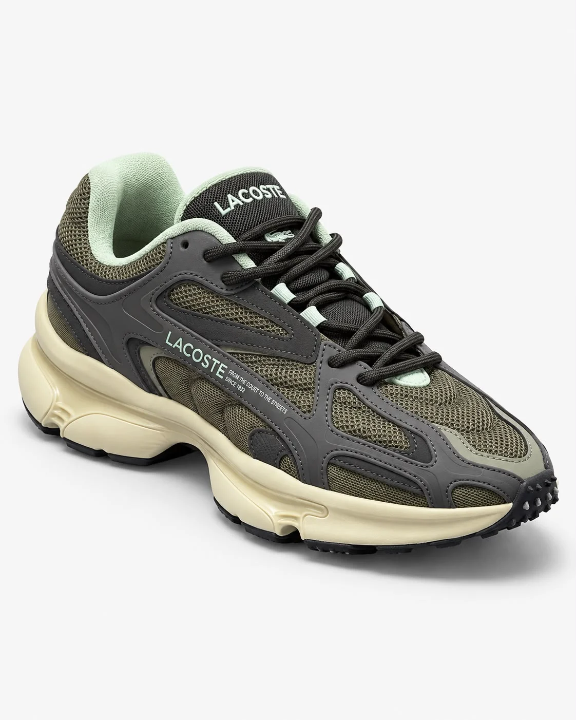 LACOSTE Running verde oliva — vista 1